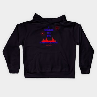 I Survived The Nyc Earthquake Kids Hoodie